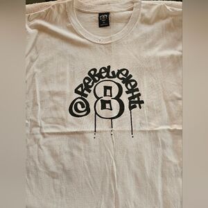 Rebel 8 White Graphic Tee